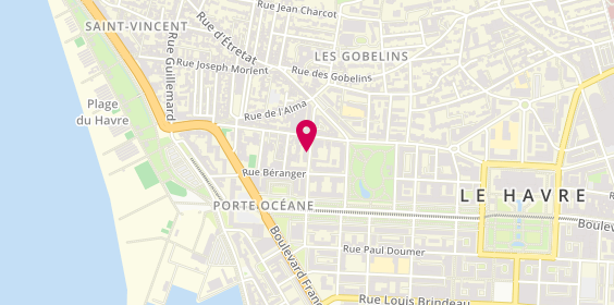 Plan de Coiffure Carole THOMAS, 19 Rue Louis Philippe, 76600 Le Havre