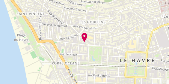 Plan de Color&Sens, 47 Rue du President Wilson, 76600 Le Havre