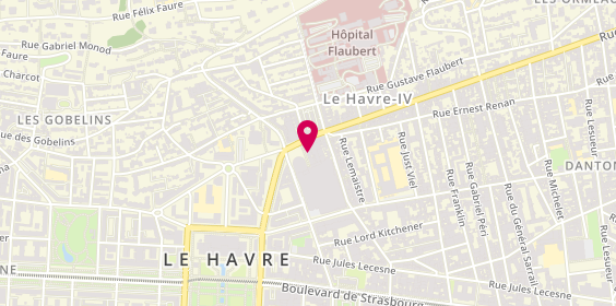 Plan de Vog Coiffure, 34 Rue André Caplet, 76600 Le Havre