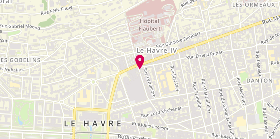 Plan de Pause Coiffure, 80 Rue Maréchal Gallieni, 76600 Le Havre