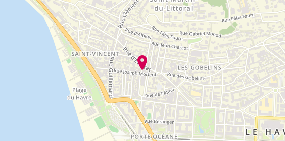 Plan de Coiffure Saint Vincent, 67 Rue Joseph Morlent, 76600 Le Havre