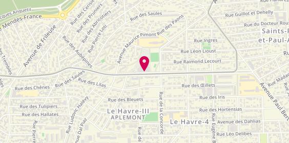 Plan de Coiff & Co, avenue Paul Verlaine C. Commercial Intermarché, 76610 Le Havre