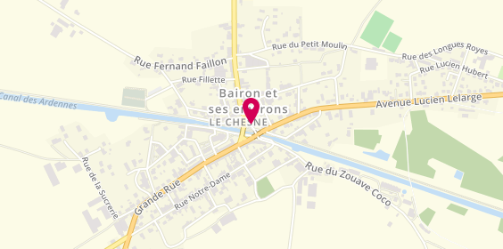 Plan de Corinne Coiffure, 3 Rue du Lac de Bairon, 08390 Bairon-et-ses-Environs