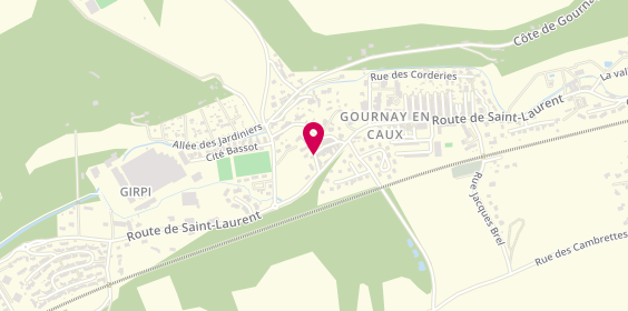 Plan de Nat'Coiffure, Hameau de Gournay Rue de l'Église, 76700 Gonfreville-l'Orcher
