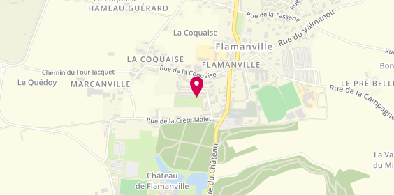 Plan de Pause Coiffure, 6 Rue des Longs Champs, 50340 Flamanville