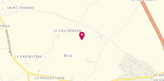 Plan de Line Coiffure, 16 Route des Petits Murets, 50700 Brix