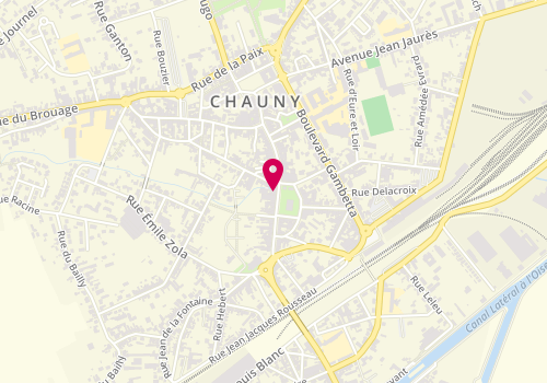 Plan de Tchip, 4 place du Marché Couvert, 02300 Chauny