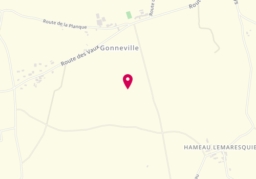 Plan de Murielle Coiffure, 17 Route Hameau Cauchon, 50330 Gonneville