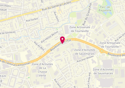 Plan de Espace Julien Corbin, 206 Boulevard de l'Est, 50110 Cherbourg-en-Cotentin