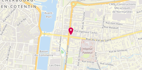 Plan de L'Instant Détente, 53 Rue du Val de Saire, 50100 Cherbourg-en-Cotentin