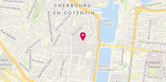 Plan de Yaniss Coiffure, 8 Rue des Fossés, 50100 Cherbourg-en-Cotentin