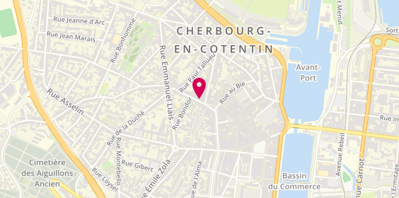 Plan de Sur Un Hair, 6 Rue Christine, 50100 Cherbourg-en-Cotentin