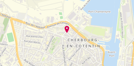 Plan de Thierry Helve, Cherbourg 22 Rue Henri Dunant, 50100 Cherbourg-en-Cotentin