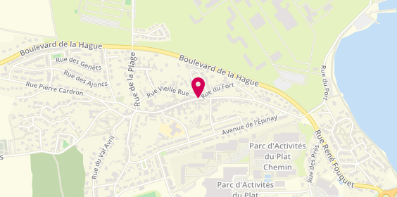 Plan de Aux couleurs d'Amélie, 74 Bis Rue Roger Glinel, 50460 Cherbourg-en-Cotentin