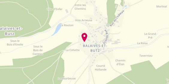 Plan de BAILLY Gwenaëlle, Rue Coette, 08160 Balaives-et-Butz