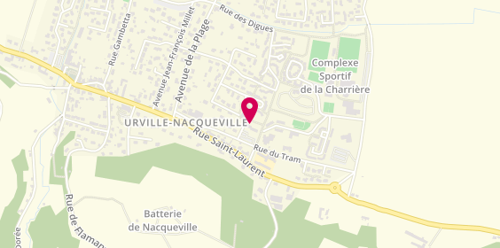 Plan de La Boite à Cheveux, 4 Place du Chene, 50460 Urville-Nacqueville