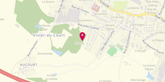 Plan de COLLART Céline, 23 Bis Rue Rene Gouverneur, 08440 Vivier-au-Court
