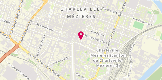 Plan de Christophe Mahieu, 22 Rue du Président Kennedy, 08000 Charleville-Mézières