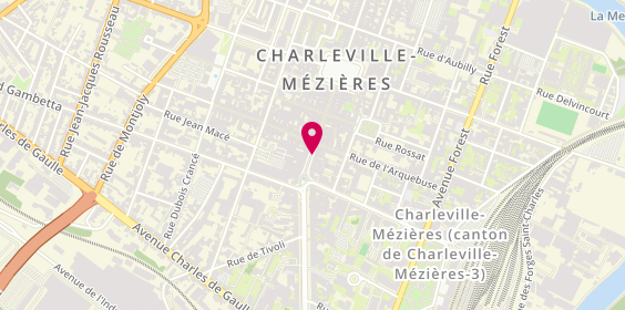 Plan de Osmoz, 9 Rue Pierre Bérégovoy, 08000 Charleville-Mézières