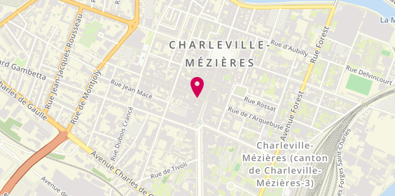 Plan de Saint Algue, 5 Rue Bourbon, 08000 Charleville-Mézières
