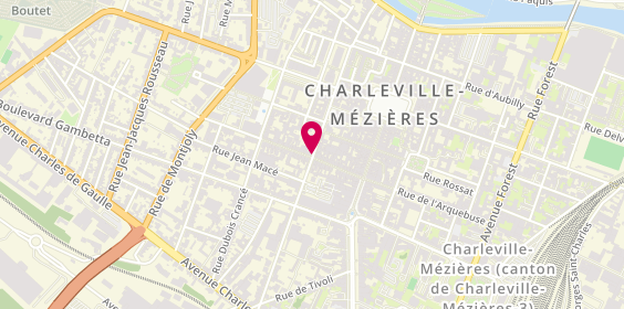 Plan de Crazy Look, 44 Rue Bourbon, 08000 Charleville-Mézières