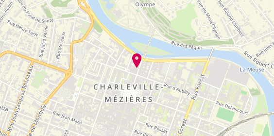 Plan de Coiffure Paola, 45 Rue du Moulin, 08000 Charleville-Mézières