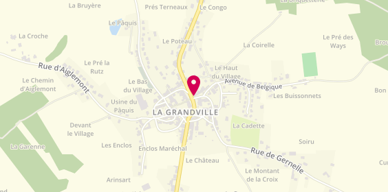 Plan de De Mèches Avec Vous, 2 place de la Mairie, 08700 La Grandville