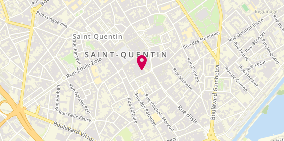 Plan de DESSANGE - Coiffeur Saint-Quentin, 30 Rue de la Sellerie, 02100 Saint-Quentin