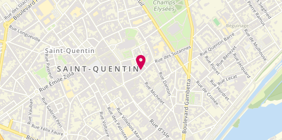 Plan de Ème Sens, 25 Rue de la Sous-Préfecture, 02100 Saint-Quentin