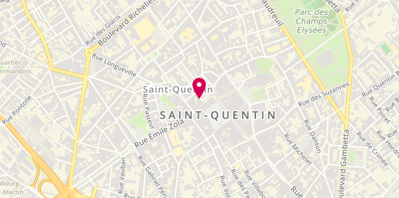 Plan de Vl Institut, 7 place Gaspard de Coligny, 02100 Saint-Quentin