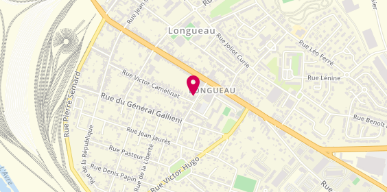 Plan de Barber shop longueau, 8 Rue Louis Prot, 80330 Longueau