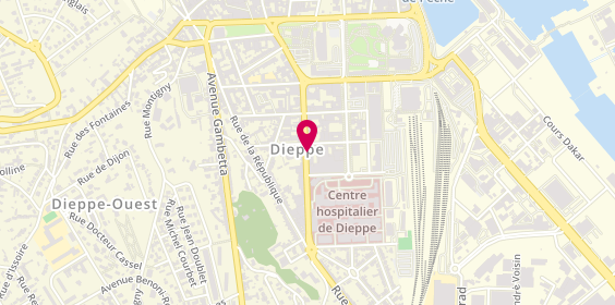 Plan de Tendance Coiffure, 27 Rue Thiers, 76200 Dieppe