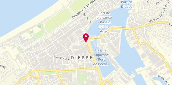 Plan de Anthony Mairesse, 6 Quai Duquesne, 76200 Dieppe