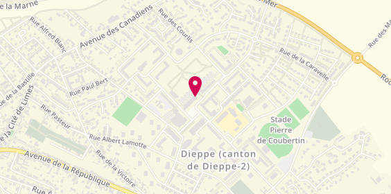 Plan de Mille et Une Coupe, place Henri Dunant, 76370 Dieppe