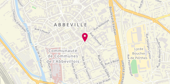 Plan de Hair-Ligne Coiffure, 48 Rue du Maréchal Foch, 80100 Abbeville