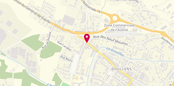 Plan de Aux Ciseaux d'Or Doullens, 19 Rue du Pont Saint-Ladre, 80600 Doullens