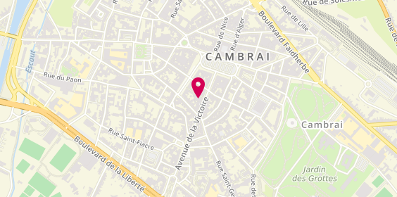 Plan de DESSANGE - Coiffeur Cambrai, 24 avenue de la Victoire, 59400 Cambrai