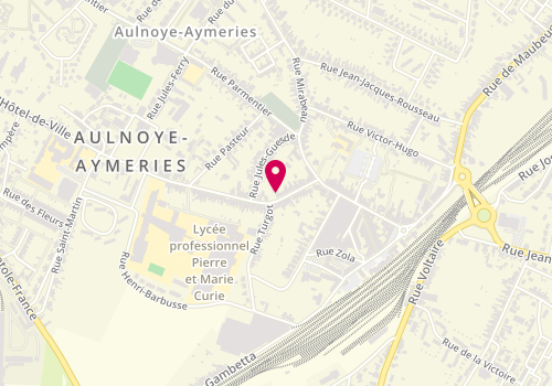 Plan de Diminu-Tifs, 36 Rue de l'Hôtel de Ville, 59620 Aulnoye-Aymeries