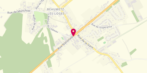 Plan de Les Coiffures de Vianney, 3 place de la République, 62123 Beaumetz-lès-Loges