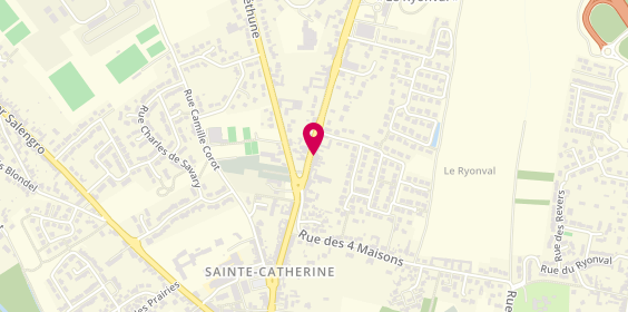 Plan de Lm Coiffer By Meggy, 126 Route de Lens, 62223 Sainte-Catherine
