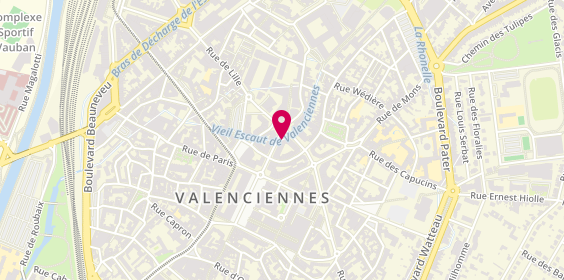 Plan de Camille Albane - Coiffeur Valenciennes, 28 Rue de la Paix, 59300 Valenciennes