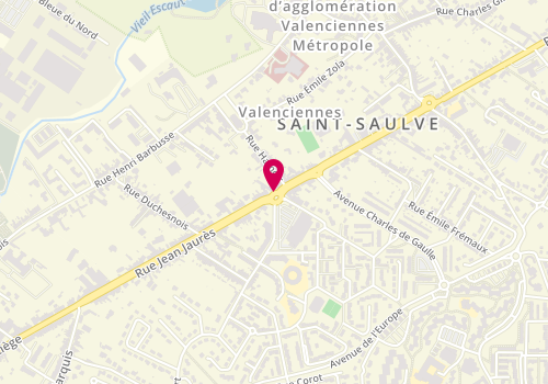 Plan de Crinis, 104 Rue Jean Jaures, 59880 Saint-Saulve