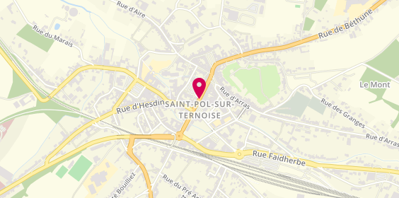 Plan de Vog Coiffure, 23 Rue des Carmes, 62130 Saint-Pol-sur-Ternoise