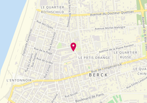 Plan de SHANNON Coiffeur-Coloriste, 37 Rue Gabriel Péri, 62600 Berck