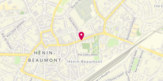 Plan de Lila-Beauty, 250 Rue Élie Gruyelle, 62110 Hénin-Beaumont