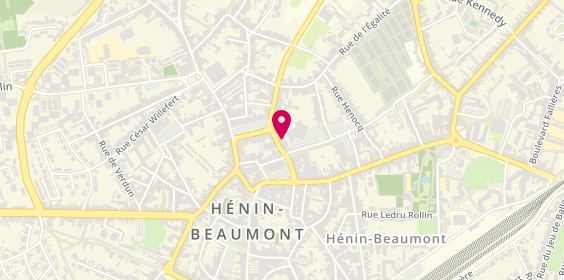 Plan de Coféa, 130 Rue Montpencher, 62110 Hénin-Beaumont