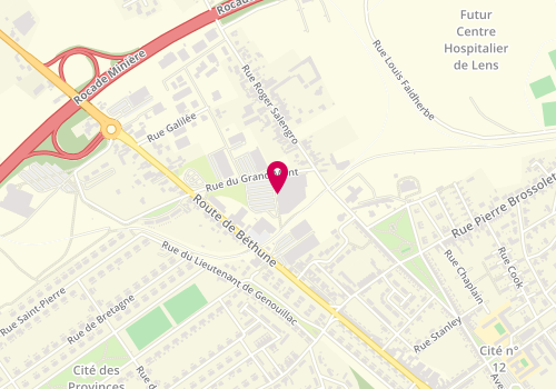 Plan de Tom's Coiff et Tom's Formation, 10 Rue du Grand Mont, 62750 Loos-en-Gohelle