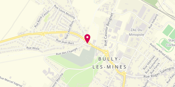 Plan de Chez Francky et Séverine à Bully-les-Mines, 17 Rue de l'Égalité, 62160 Bully-les-Mines