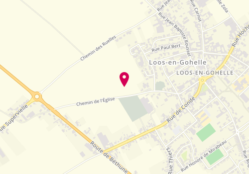 Plan de Gaetane Coiffure, 19 Place de la Republique, 62750 Loos-en-Gohelle