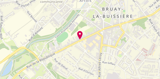 Plan de Coiffure Jams, 272 Rue de la République, 62700 Bruay-la-Buissière